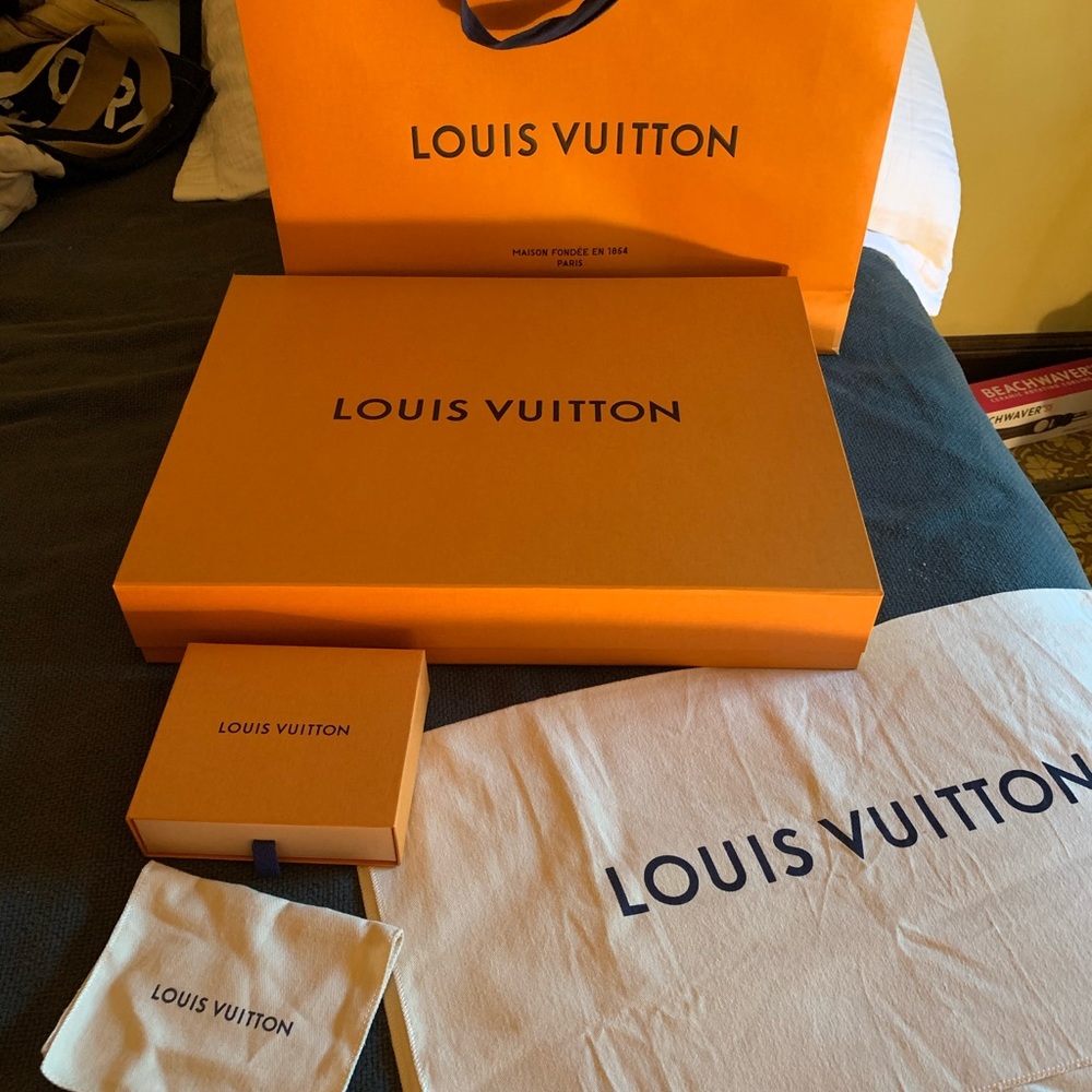Louis Vuitton boxes and bags